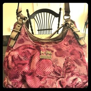 Coach Pink Hobo Medium Bag